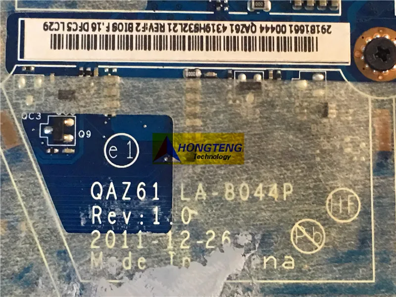 Original 682564 -001 FÜR HP Folio 13-1000 Laptop Motherboard MIT I5-2467M QAZ61 LA-8044P Test OK kostenloser Versand