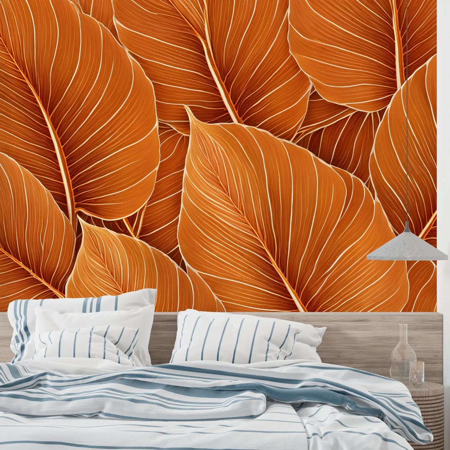 

Custom size wallpaper Gold leaf decorative painting Home decoration living room bedroom mural background wall 3d wallpaper photo