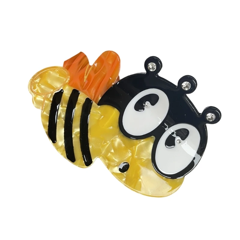 Owl/Honeybee Claw Clip Strong Hair Claw for Women Acetate Acid Hair Clamp Lovely Hair Grab Adult Hair Shaping Accessory