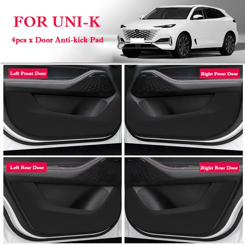 For CHANGAN UNIK IDD 2021 2022 2023 2024 Car Full Set Door Anti-kick Mat leather Protector Cover Sticker Decoration Accessories