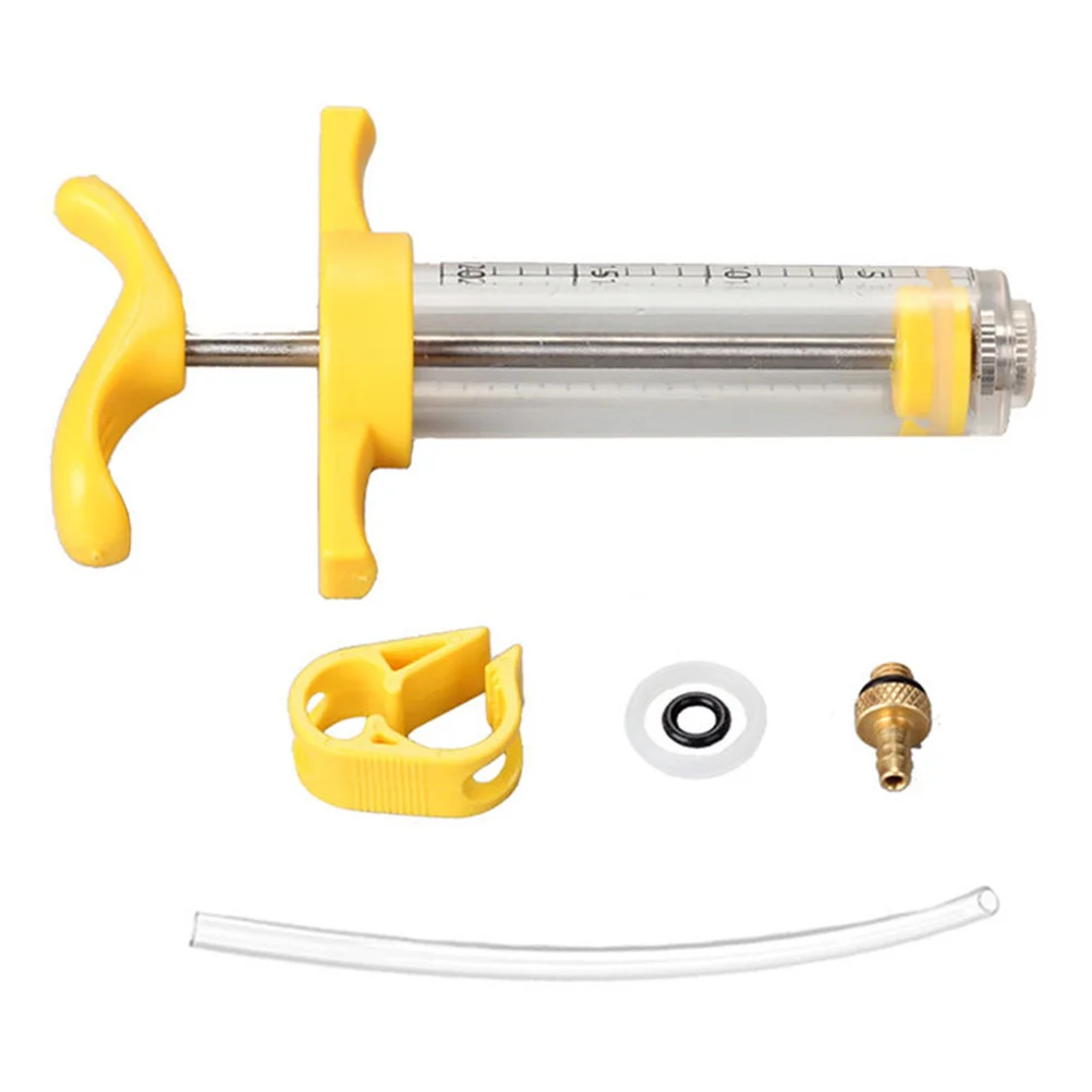 

Brake Oil Bleed Kit Professional Grade Syringe with Oil Stopper for Efficient Bike Disc and Road Brake System