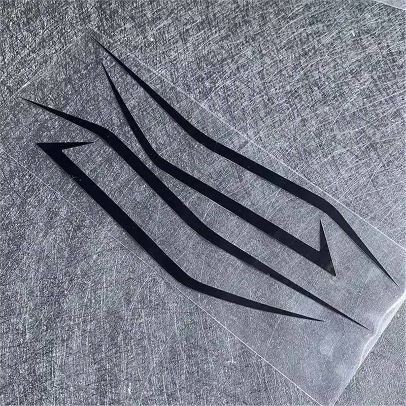 Curvy Motorcycle Stickers Motor Electrocar Front End Cowl Headlight Racing Helmet Decoration Durable Weather-Resistant Decals