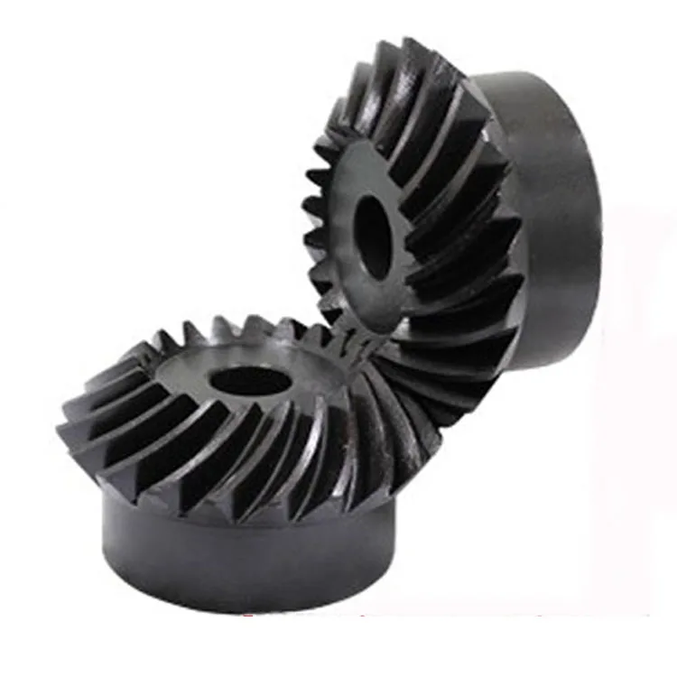 

2Pieces/Lot 2M-20T/20T Precision Spiral Bevel Gear Helical Gear-Diameter:43mm Hole d:10mm