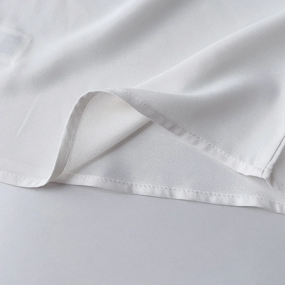 Summer New White Girls' Short Sleeved T-shirt Children's Lace Shirt Top Korean Version Fashion Basic Versatile 6