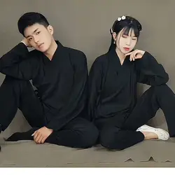 Chinese Traditional Hanfu Costumes For Women, Suits Han Tang Dynasty Underwear, Sleeping Suit Tops And Skirt, White And Black