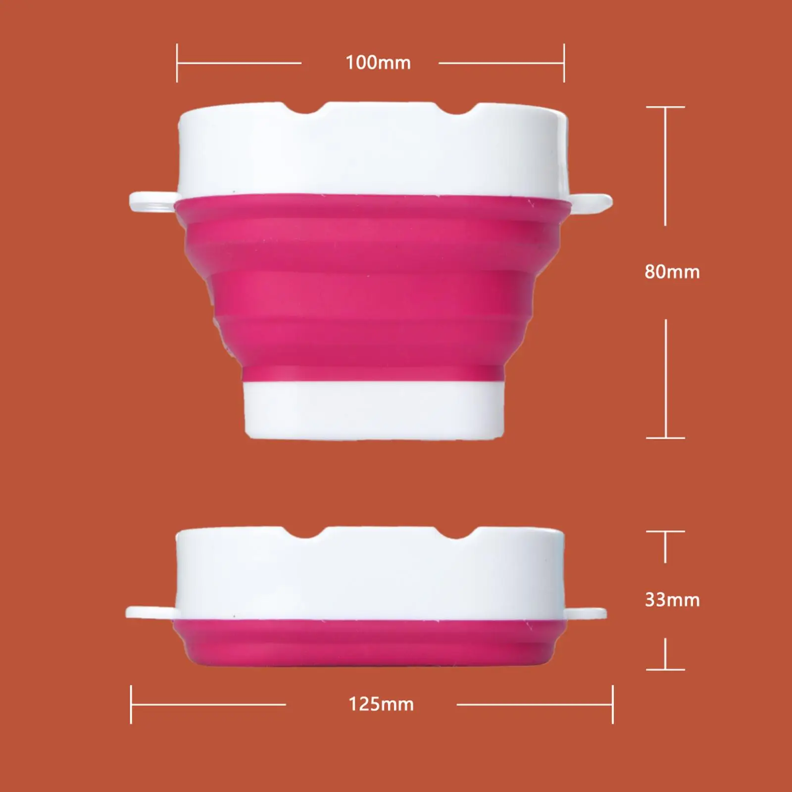 Portable Paint Brush Washer Folding Wash Pen Water Barrel Acrylic Oil Bucket School Office Cleaner Tub Pot Supply