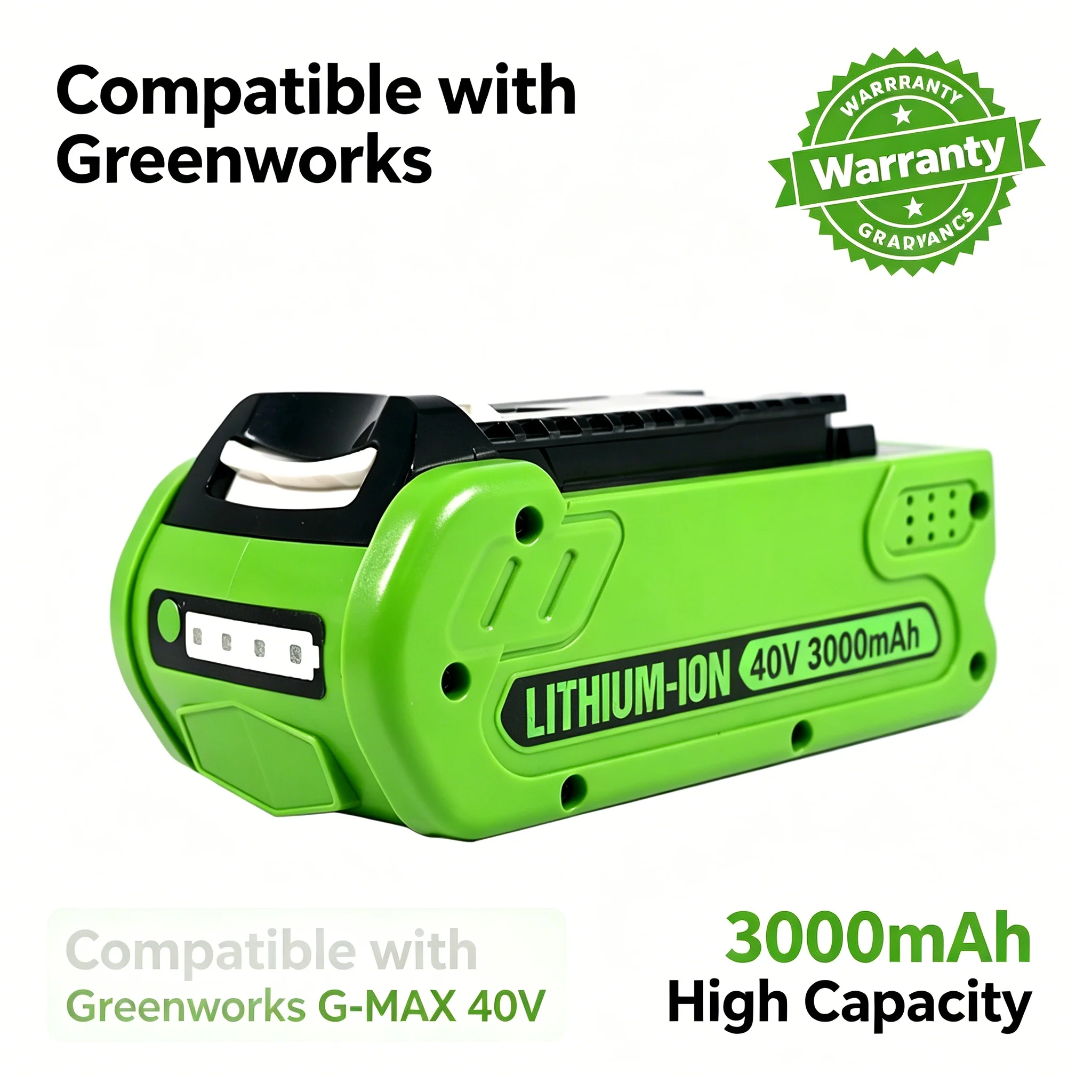 

For Greenworks 40V Batteries 3000mah GreenWorks G-MAX Li-ion Battery Manufacturer Replacement Battery For Lawn Mower Power Tool