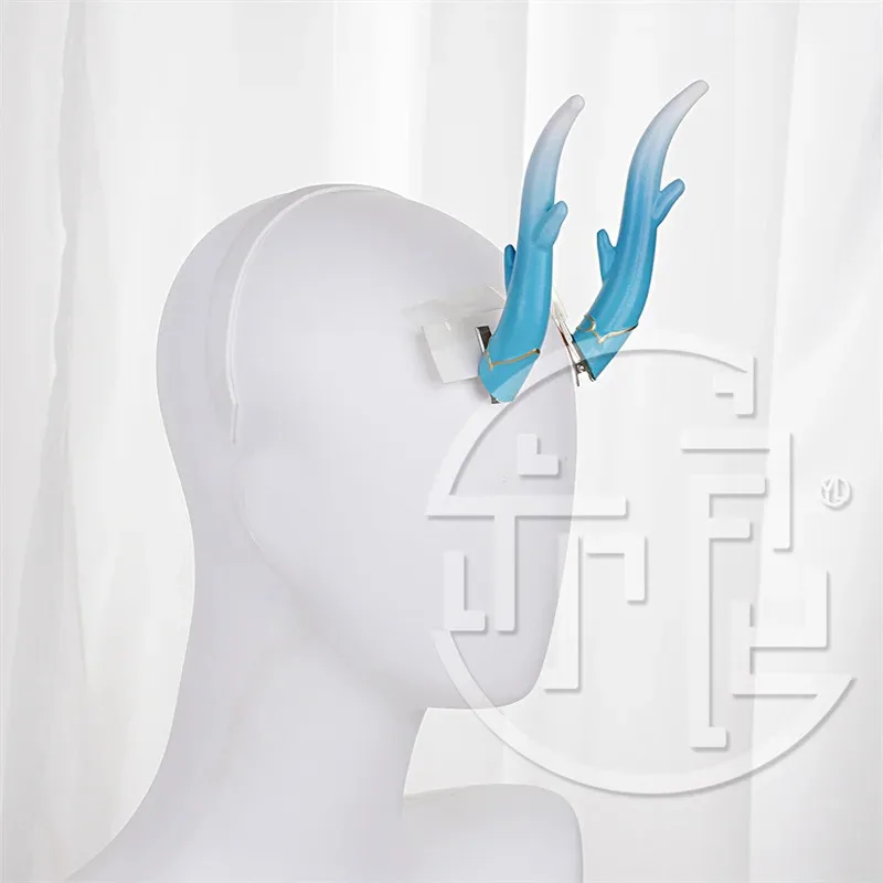 qq78Request7New Honkai: Star Rail Dan Heng Dragon Horns أغطية الرأس ملحقات تنكرية لحفلات الهالوين وأعياد الميلاد