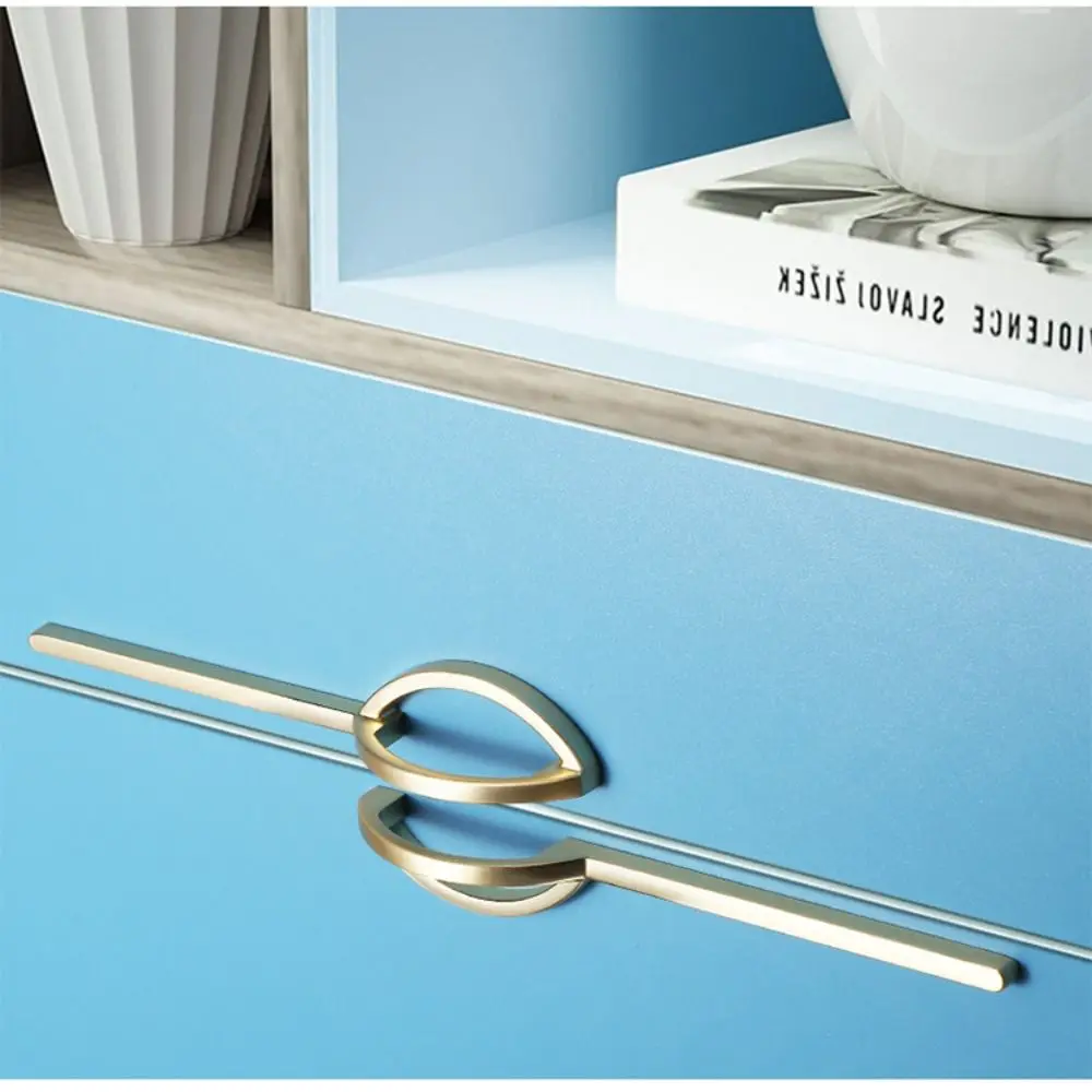 

Gold Chinese Style Cabinet Handles Unique Line Design New Design Gold Wardrobe Pulls Durable High Quality Extended Length Pulls