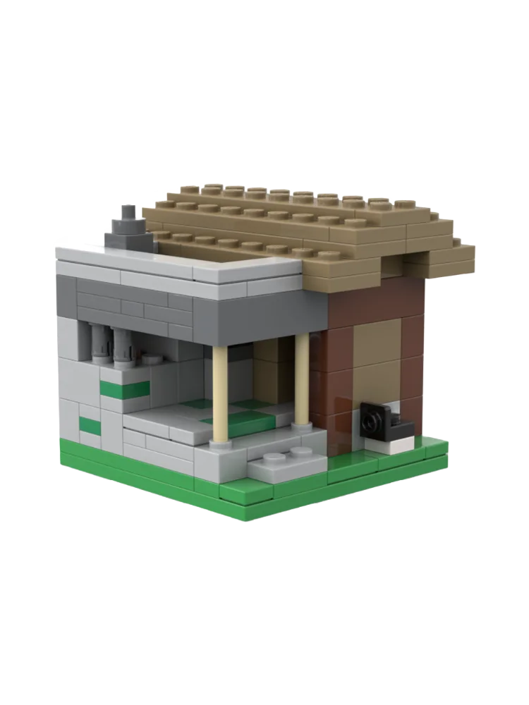 

Набор строительных блоков Village Plot - The Blacksmith Pixel MOC-235745 Ремесленное украшение для дома и игр Рождественский подарок