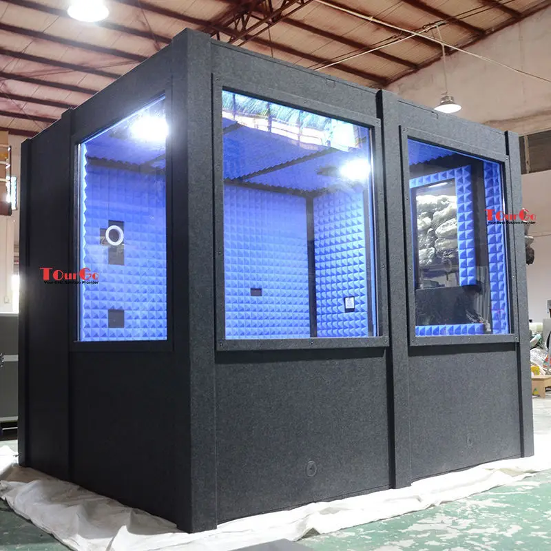 Cabine à prova de som de trabalho privado Hooqu Office Pod Gravação Isolamento Cabine de estúdio vocal à prova de som