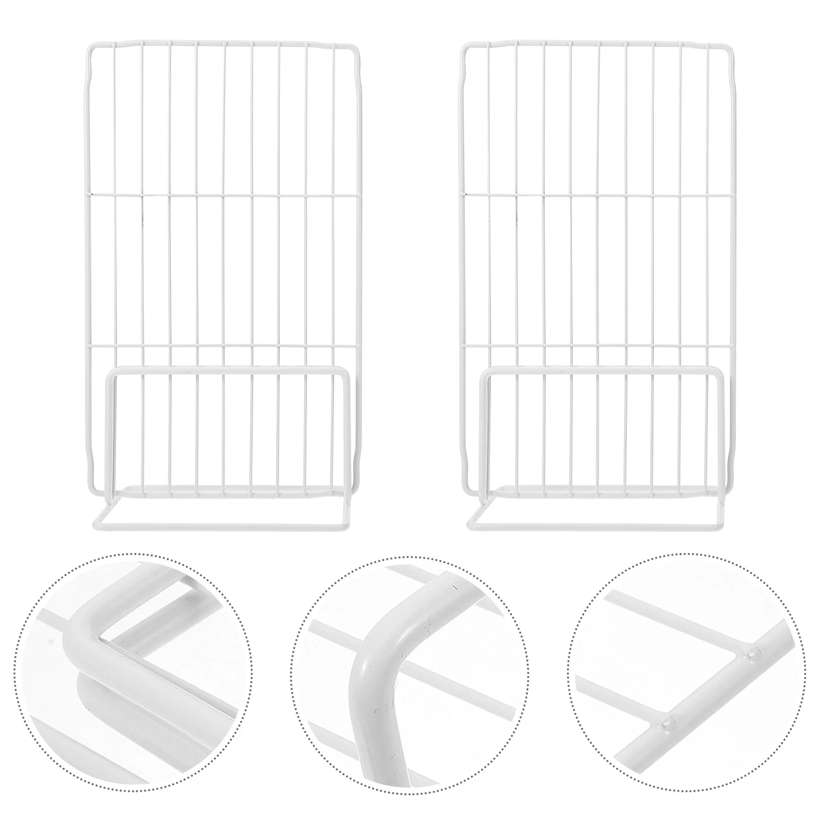 

2 Pcs Freezer Partition Refrigerator Divider Chime Storage Rack Fridge Mesh Organizer Shelf Iron For Dividers Baby Toy