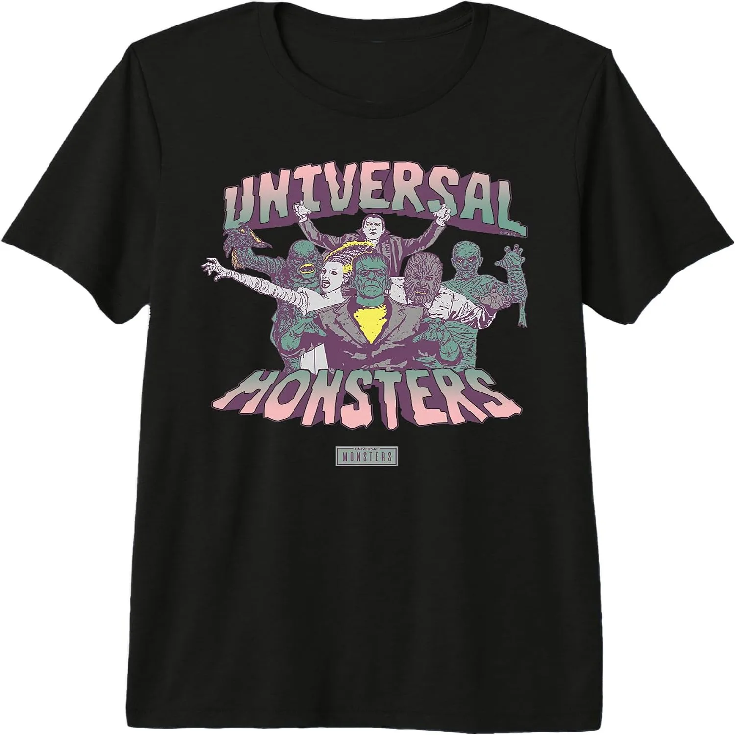 Classic Monsters Group Portrait Premium Tri-Blend T-Shirt