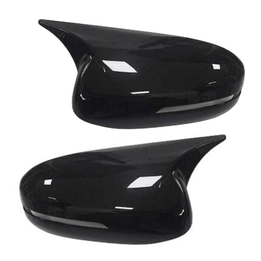 

1 Pair OX Horn Rear View Mirror Cover Cap ABS Fit for Kia Optima K5 2011 2012 2013 2014 2015 Gloss Black