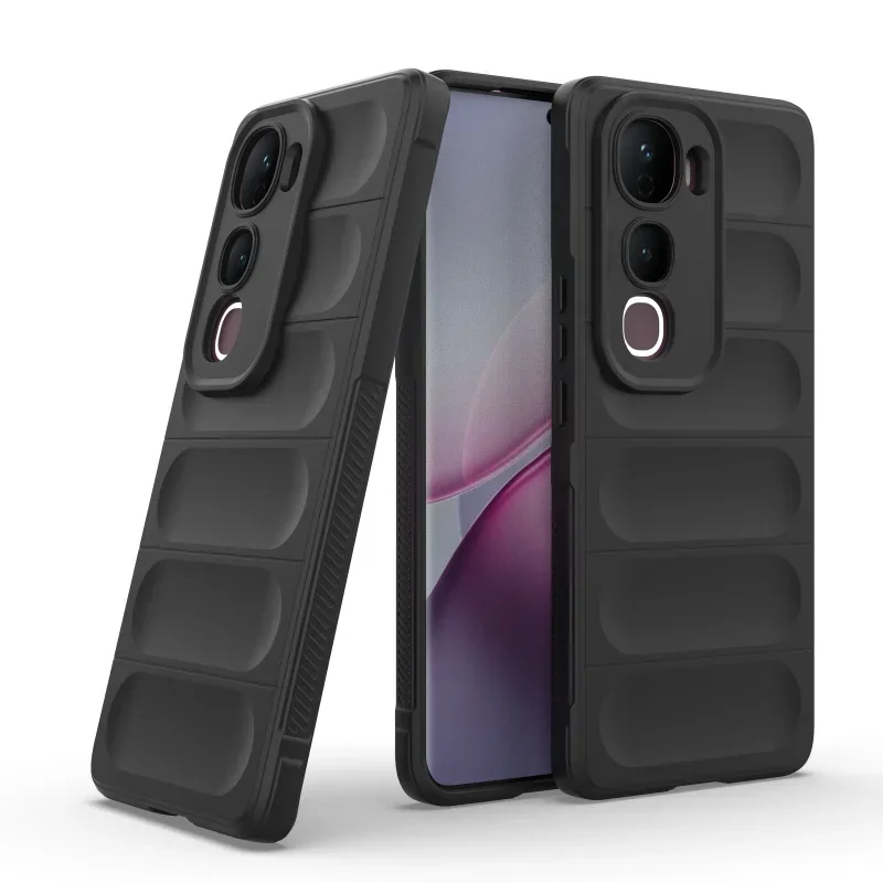 حافظة من البولي يوريثان الحراري ذات ملمس اللمس لهاتف VIVO Y400 Pro 5G الإصدار الهندي، حافظة من السيليكون المقاوم للصدمات #4