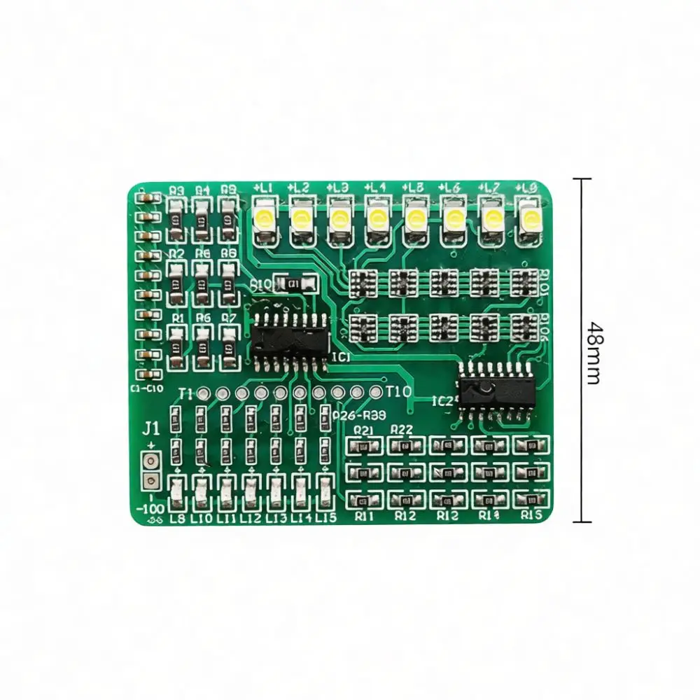 PCB Soldering Practice Kit SMT Component Training Board DIY Electronics Project For Student Technical Practice Skills Mastery