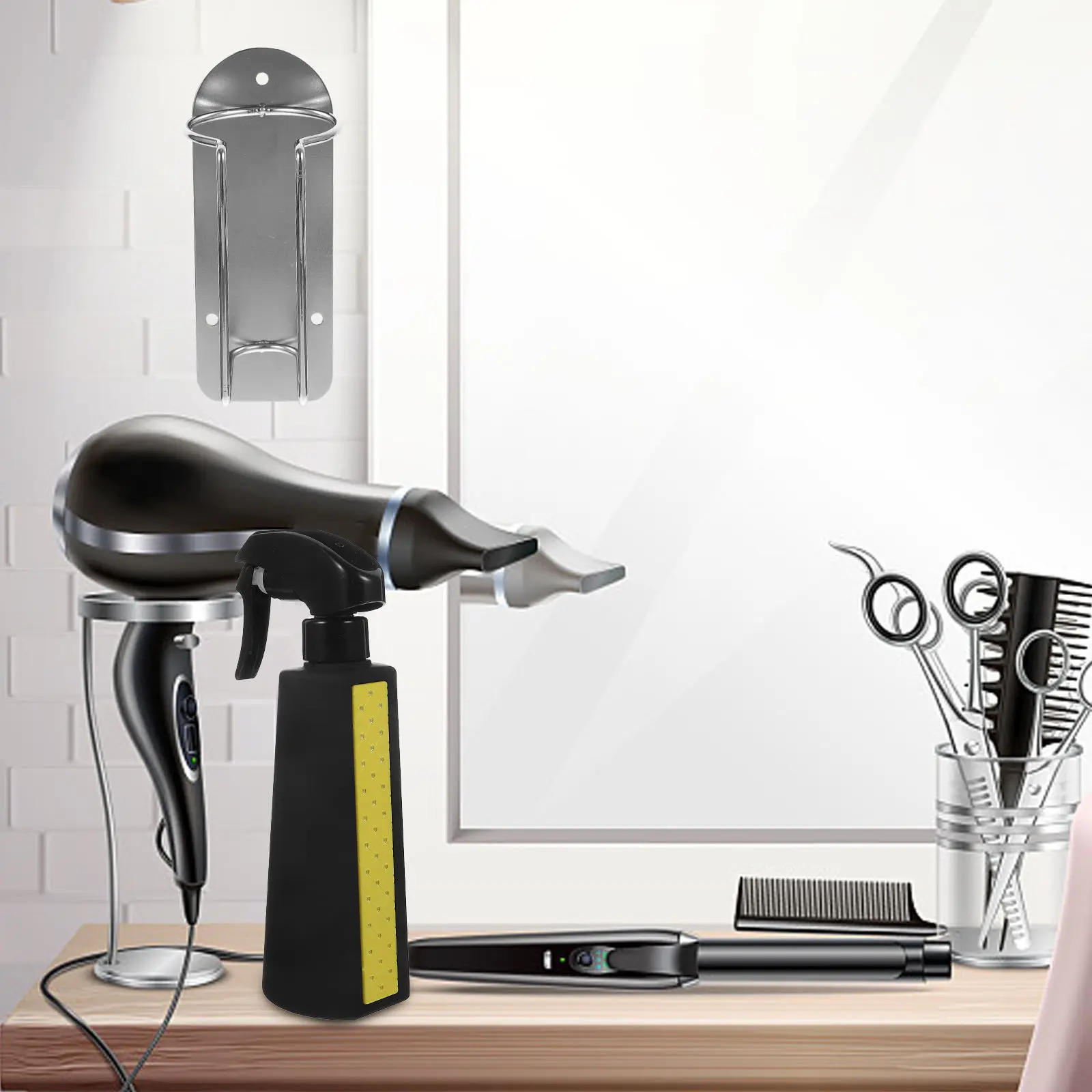 

Portable Refillable Hairdressing Sprayer for Salon Wetting and Gardening Watering High Quality Lightweight Plastic Spray Bottle