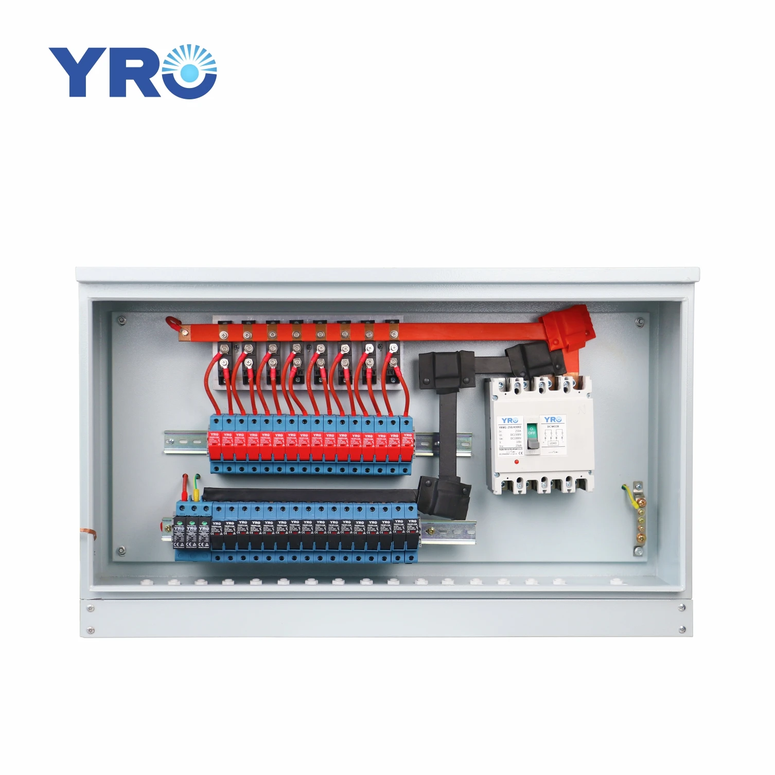 

Ip65 Dust and Waterproof Steel Type PV Combiner Box 16 String for Solar Panel 16in 1output Solar Dc Combiner Box