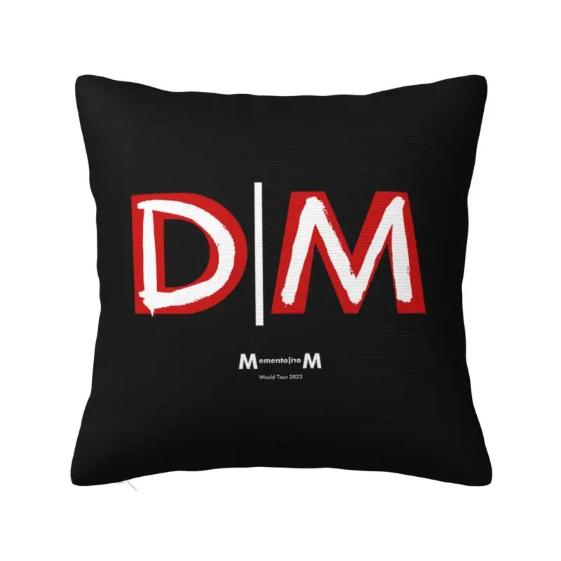 Custom Electronic Rock Depeche Cool Mode Pillow Case Cushions Cover Square Pillowcase