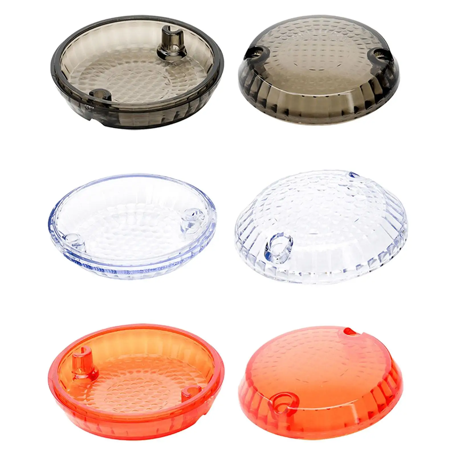 2Pcs Turn Light Lens Cover Kit for Kawasaki Vulcan W650 Zephyr