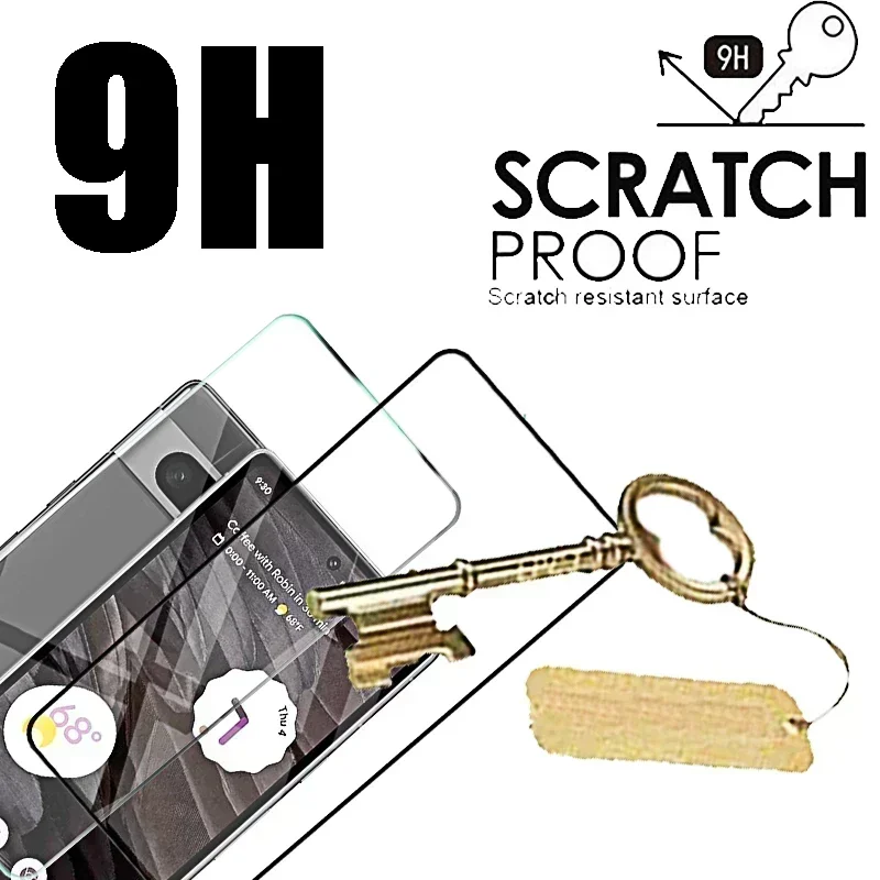 4-1Pcs Tempered Glass on For Google 7A 6a 5a 4a 5g 8 Pro Screen Protector Glass for Pixel 7 6 5 4 A Safety Protective Glass Film image 6