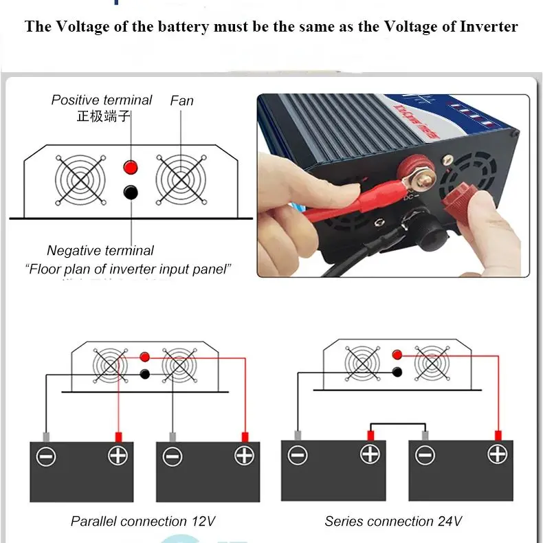 

Car Power Inverter 10KW 20KW 30KW 15KW 12V 24V 48V to 220V/110V 230V Converter Charger Adapter Multiple Protection Transformer