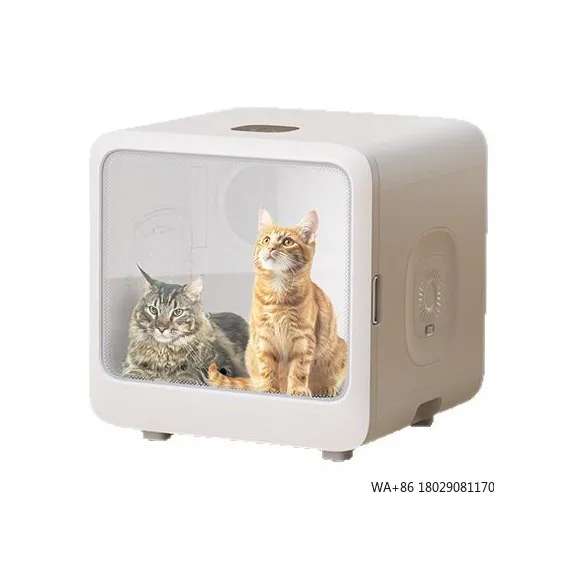 

Коробка для сушки волос ABS, умный фен для кошек, сенсорное окно для чистки собак, купание, кровать, автоматическая интеллектуальная емкость 70 л, ПЭТ