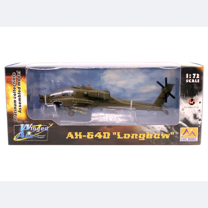 

Масштаб 1/72 США AH-64D Вертолет 99-5118 Готовая модель самолета Статический самолет Игрушки Дисплей Коллекция Украшения Вентиляторы