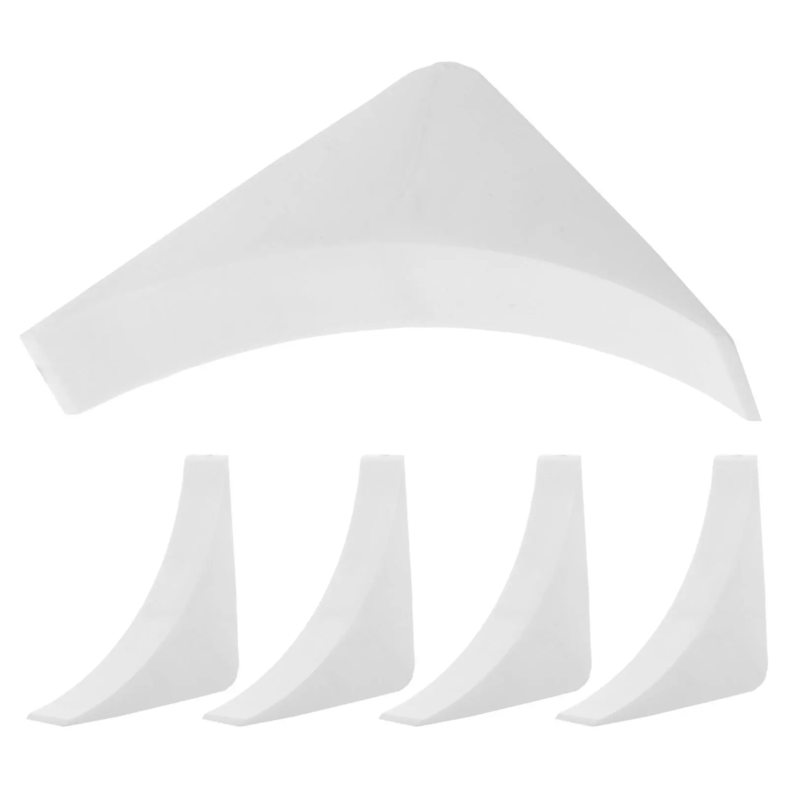 

5Pcs Rv Corner Brace 90 Degree Fixed Bracket Slide Out Corner Guard Durable Plastic Camper Accessories Rv Bracket