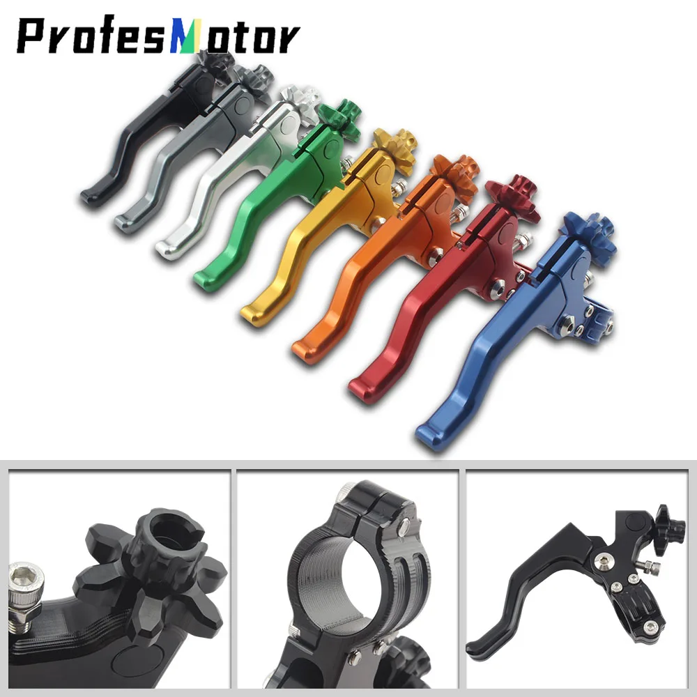 

Enduro Motocross Accessories Brake Handle Adjustable Clutch Levers 22mm Handlebar Universal Dirt Bike Motorcycle Modified Parts