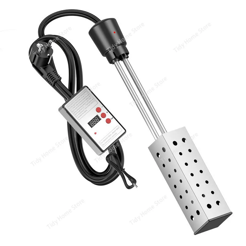 Water Heating Rod for Bathing Bathtubs, Basins and Buckets with Automatic Power-off and Smart Timing in European Standard