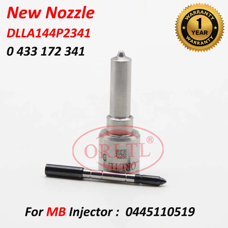 DLLA144P2341 Diesel Engine Oil Burner Nozzle DLLA 144 P 2341 Fuel Sprayer DLLA 144 P 2341 FOR MB 4000700187 0445110519