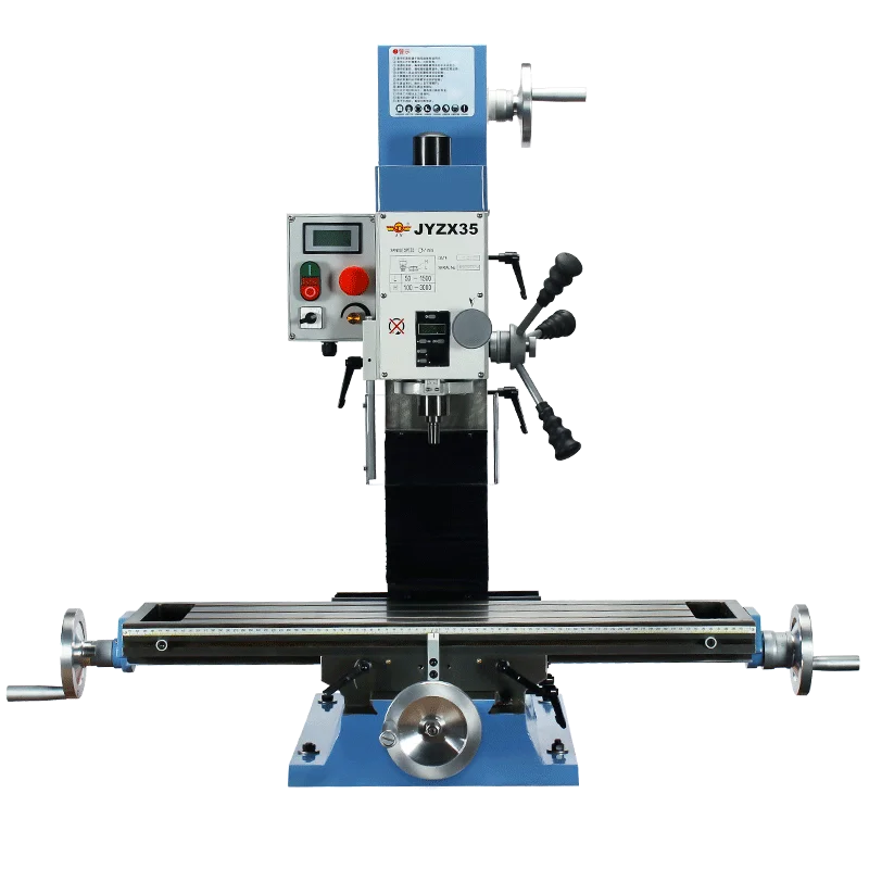 Trocador automático de facas, prensa de broca sem escova jyzx35, fresadora, display digital, equipamento de corte de metal de 3 eixos