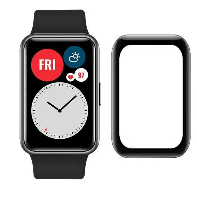 Full Coverage Soft Glass Protector Full Screen Film Hot Bending Film Reliable Smart Watch Accessories Anti-scratch Durable