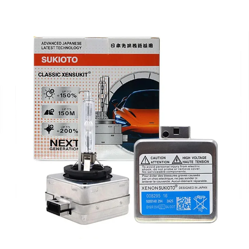 

2PCS D1S 6000K 35W 66140 85140 66340 D3S 55W 4300K Xenon HID Headlight Bulbs 8000K Ice Blue High Low Beam HID Replacement Bulb