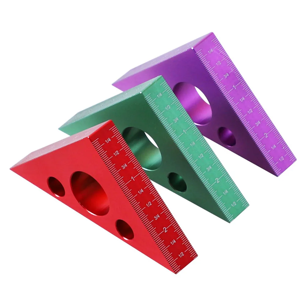 For Precise Measurements 97*68*14mm Right Angle Ruler Angle Ruler Height Measuring Function For Height Measurement