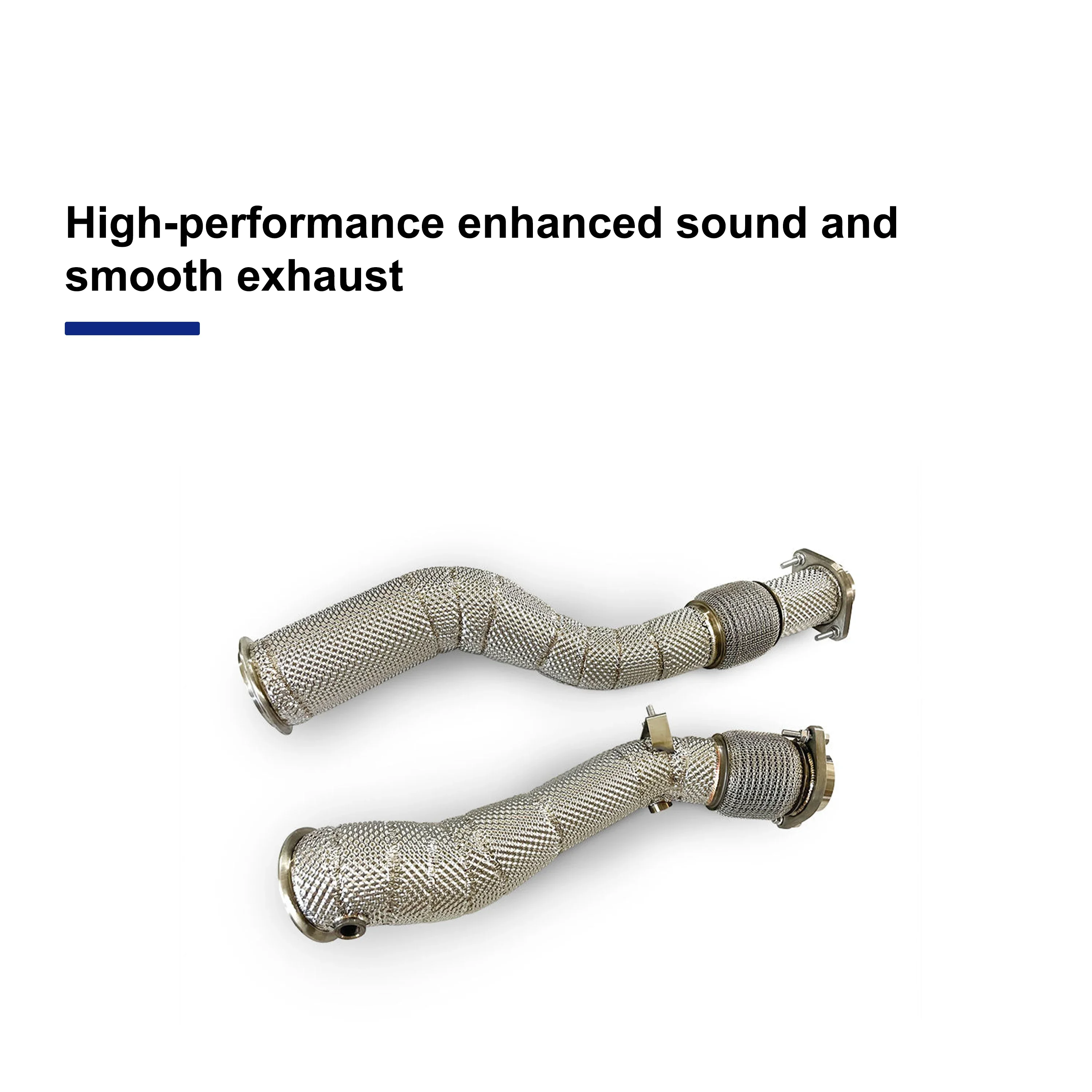 ACE Hochleistungs-Downpipe für BMW X3M X4M F97 F98 S58 3.0T Auto-Zubehör mit Katalysator-Auspuffrohr – Detail 6