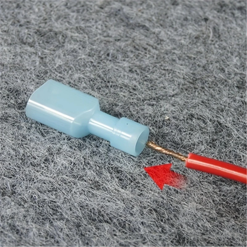 T-Tap Nylon Selbstisolierende Kabelverbinder, Steckverbinder mit Schnellverschluss, Isolierte Kabelklemmen für die Automobilindustrie – Detail 3