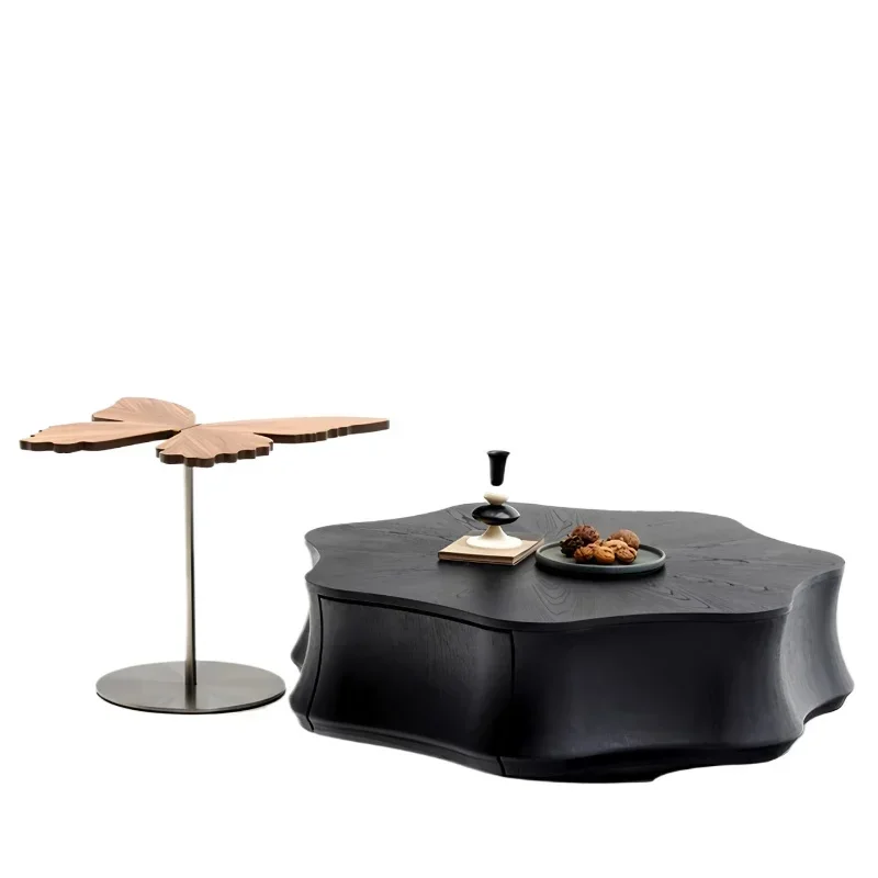 Italian minimalist special-shaped water lily coffee table living r oom home niche designer modern simple