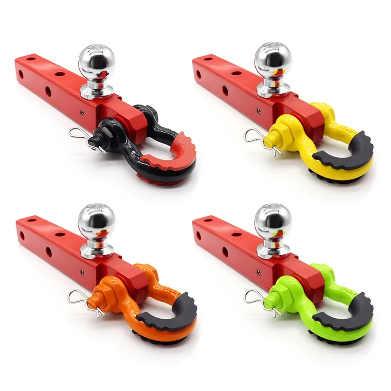 support-de-boule-d'attelage-de-remorque-et-manille-de-remorquage-33000lb-convient-au-recepteur-de-2-pouces-crochet-de-remorquage-etendu-pour-modification-automobile-de-remorque
