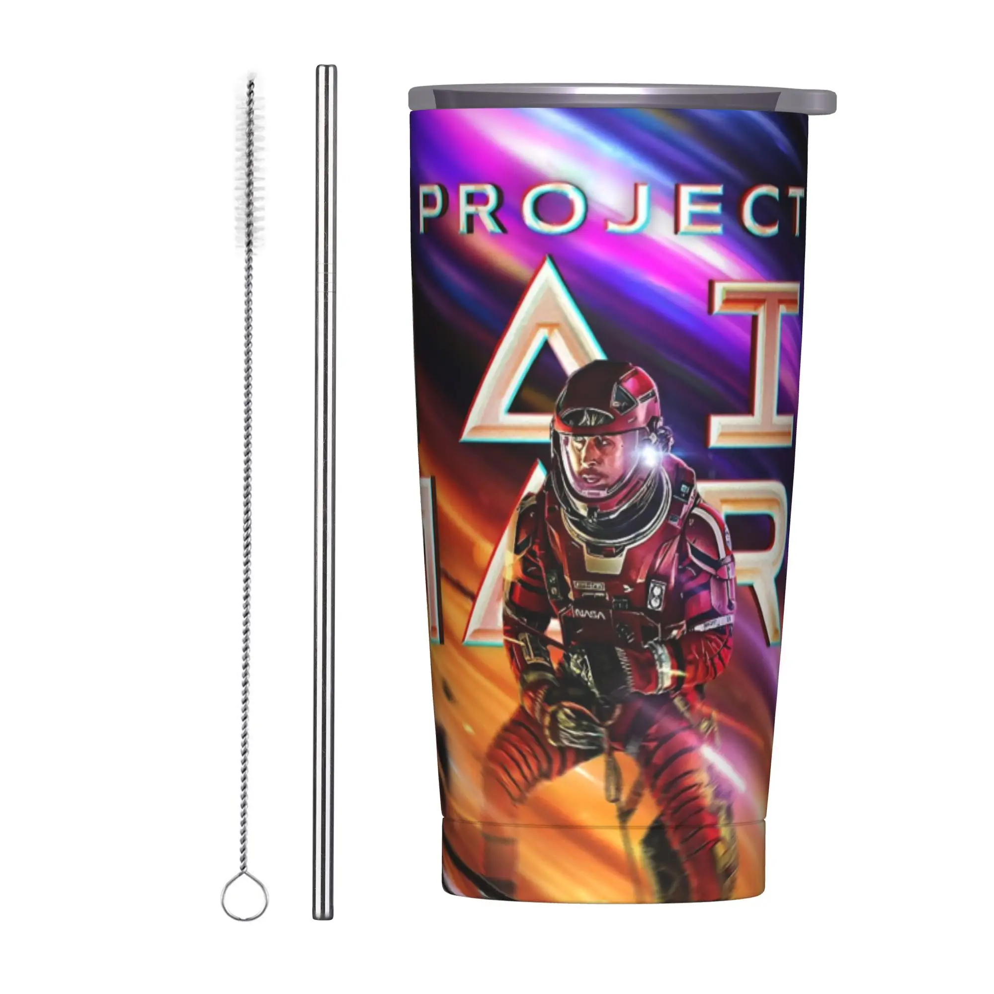 Project Hail Mary 2026 Tumbler Vacuum Insulated Rockys Alien Thermal Cup Vacuum Flask Double Wall Mugs Hot Cold Drink, 20oz