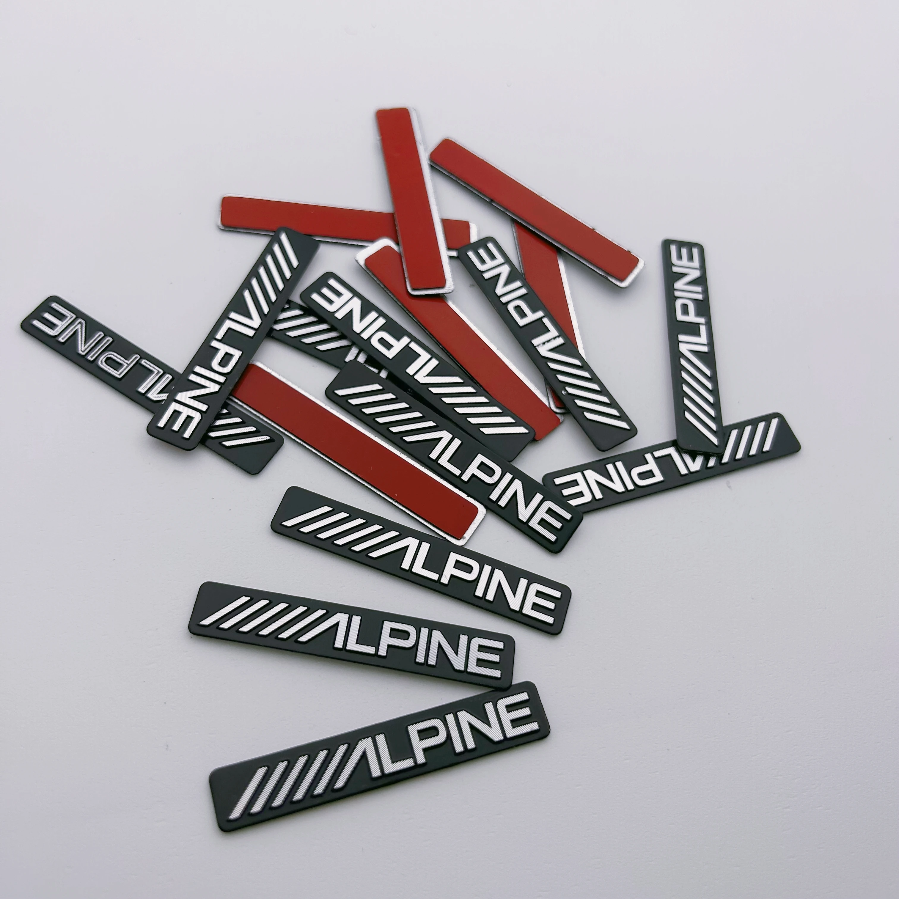 

3D High Quality /////ALPINE ALPNE car Hi-Fi Speaker audio Speaker Badge stereo Emblem sticker car styling decoration