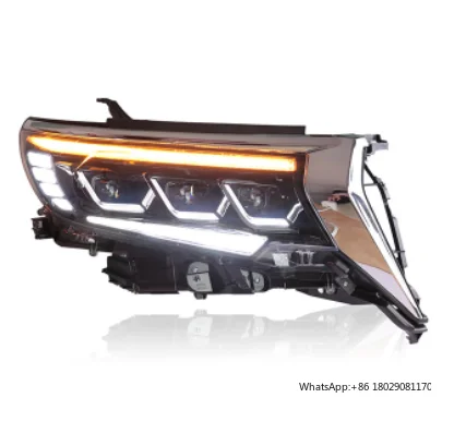 

New Arrivals Full LED headlights (with Lexus style) for Toyota Prado 2018-2019 Retrofit Headlamp Full Headlight Assemblies