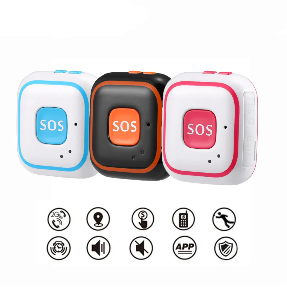 Kids Elder GPS Tracker Children GPS V28 Locator Pendant Two Way Calls Fall Alarm Free APP WIFI GPS LBS Tracking SOS Calling