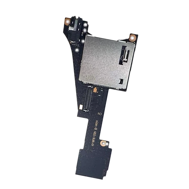 

ELECT-For Nintendo Switch Oled Game Card Slot Reader With Headset Headphone Audio Jack Socket Board Replacement Part