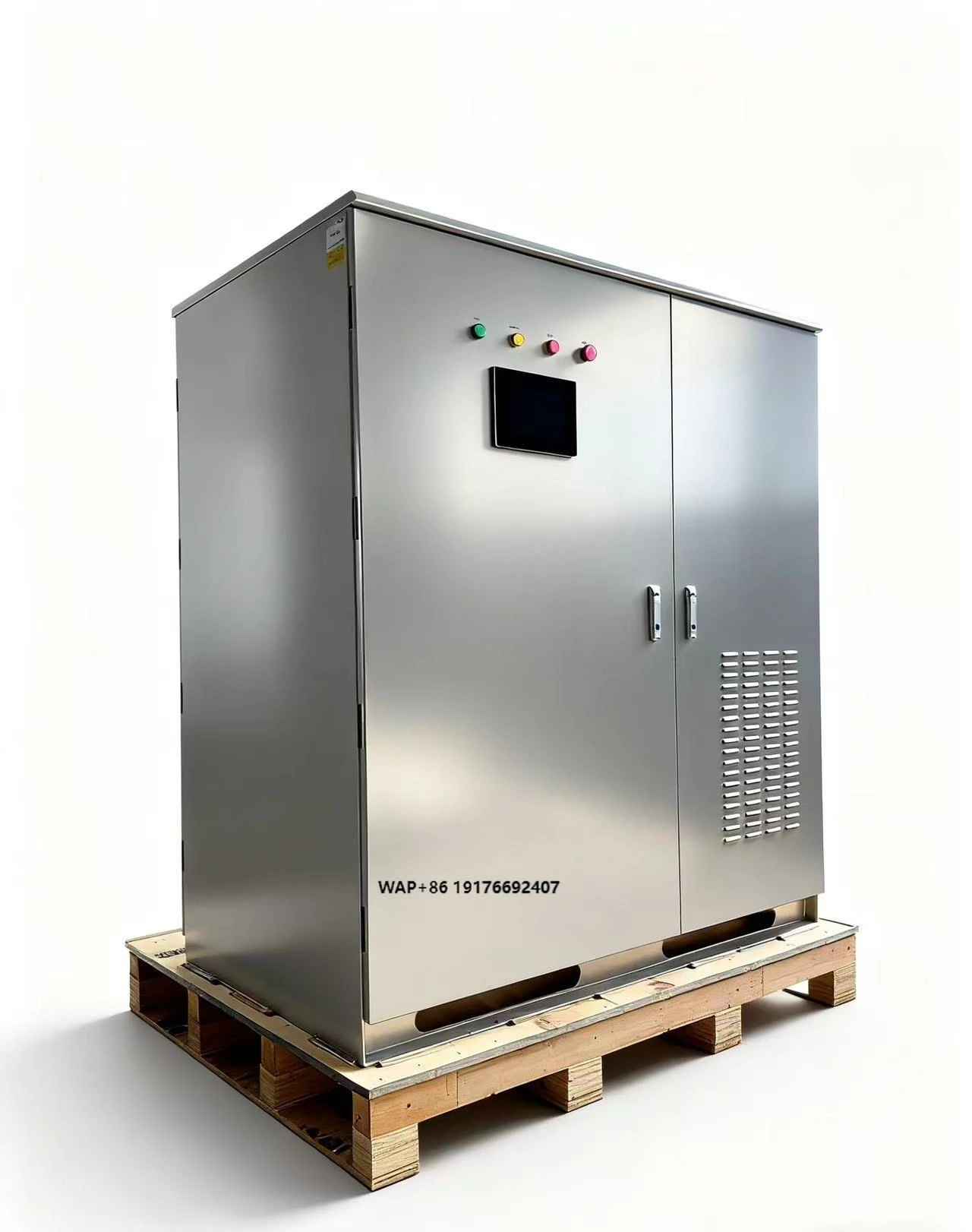 Industrial Use Ground Mounted Solar Power System 50KW ’MPPT Lithium Battery Backup Pure Sine Wave Inverter 23% Efficiency