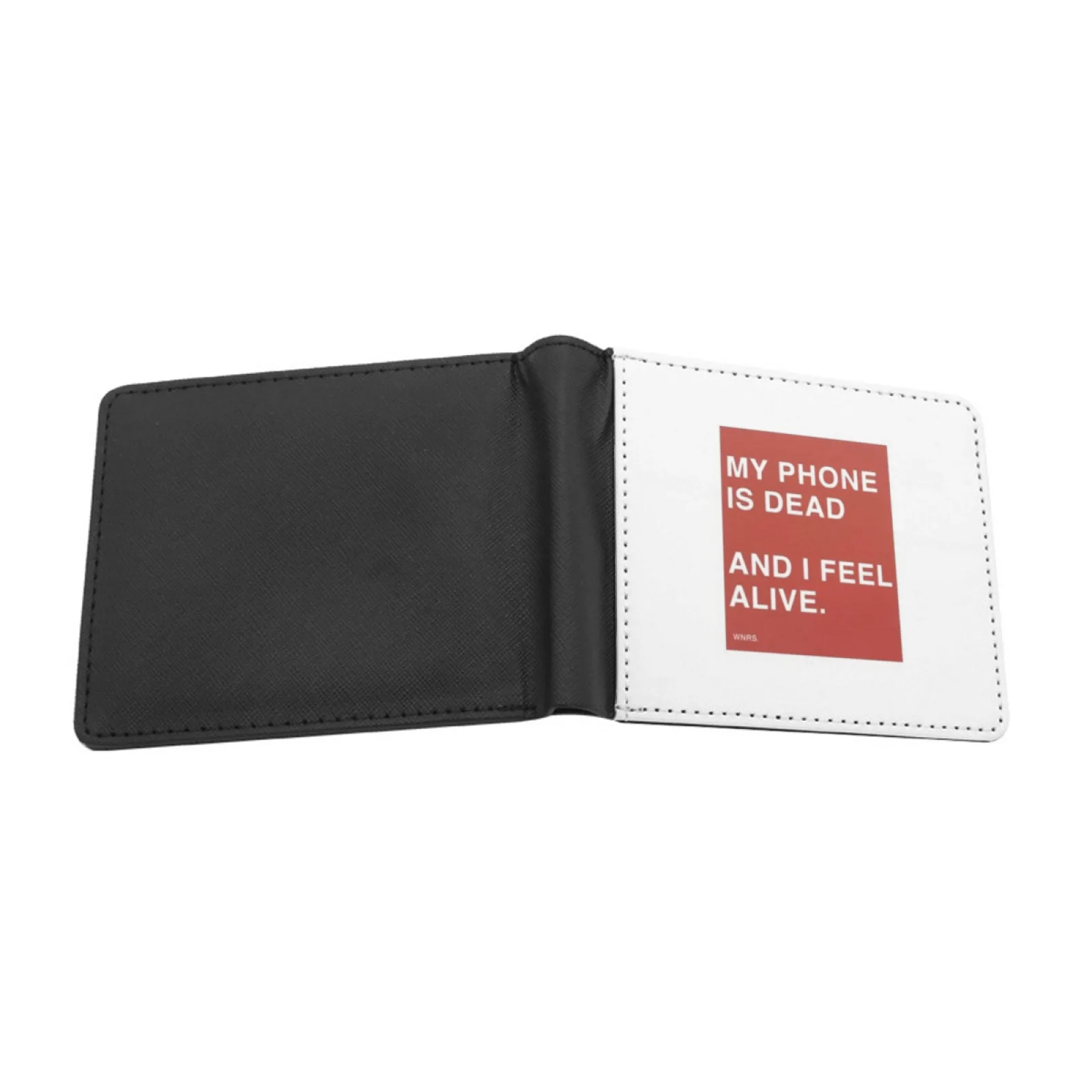 My Phone Is Dead And I Feel Alive Personalized Wallet For Men And Women Pu Leather Short Pocket Purse