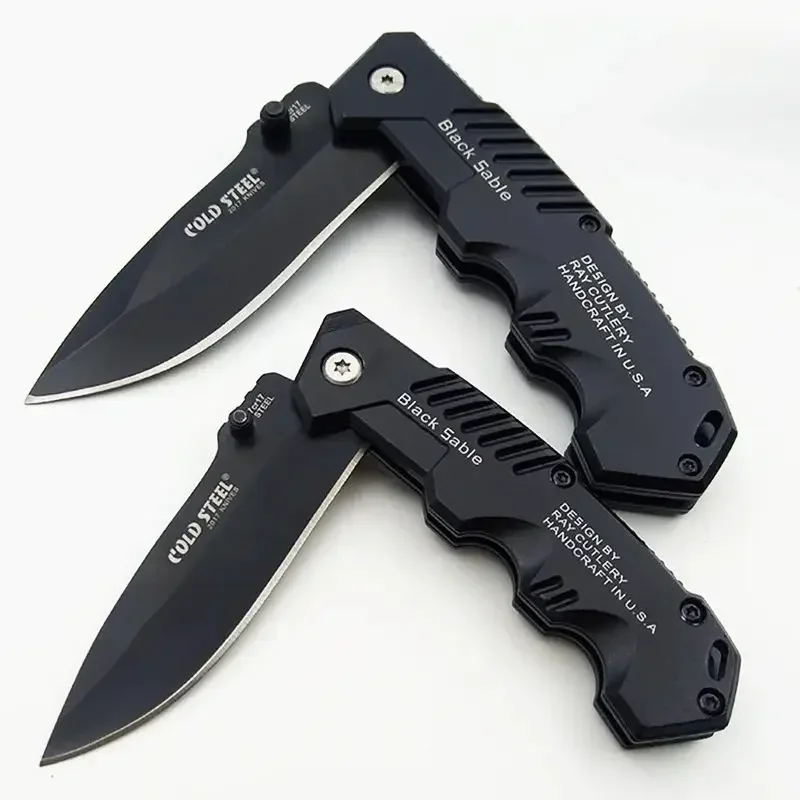 Outdoor camping stainless steel folding knife, small pocket knife multi-purpose tools Hunting and fishing survival hand tools