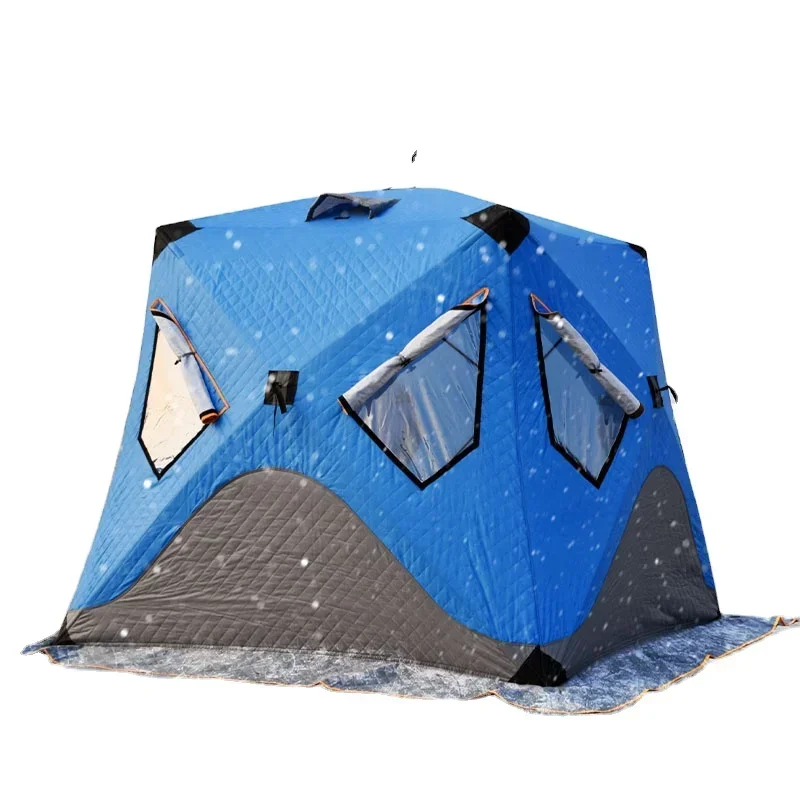 Winter Outdoor Fishing Portable Sauna Tent Warm Large Ice Fishing No Floor Camping Winter Camping Snow Tents Outdoor Camping