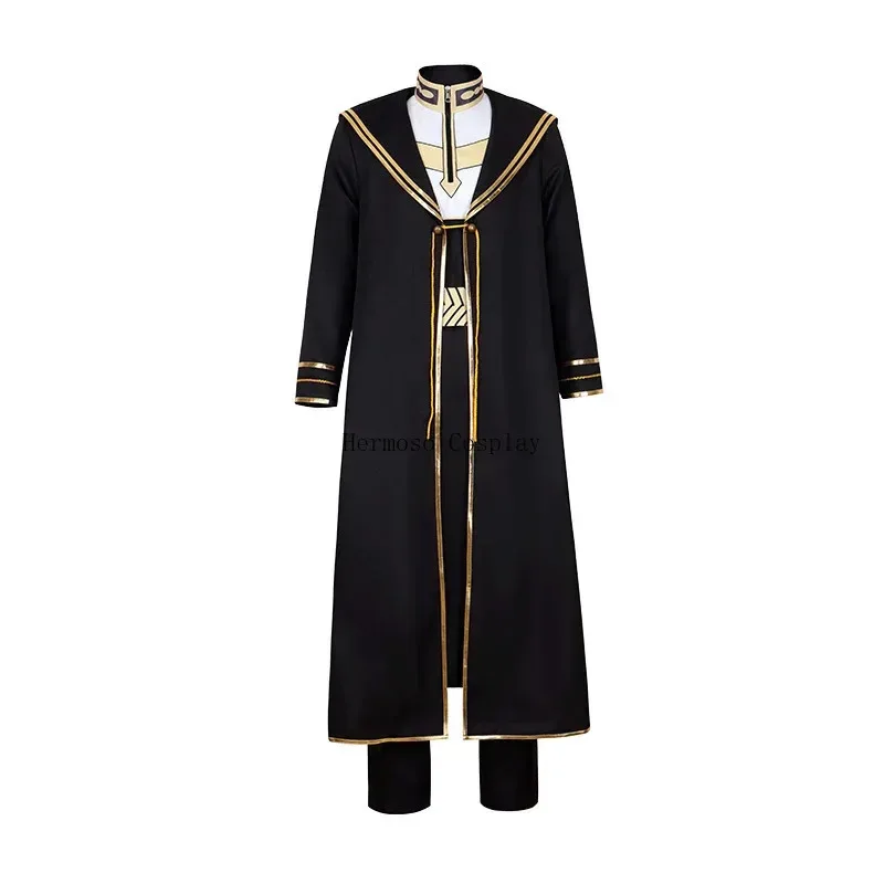 ss13Anime Frieren at the Funeral Heiter Cosplay Costume Uniform Trench Full Set Fancy Halloween Carnival Party Outfit For